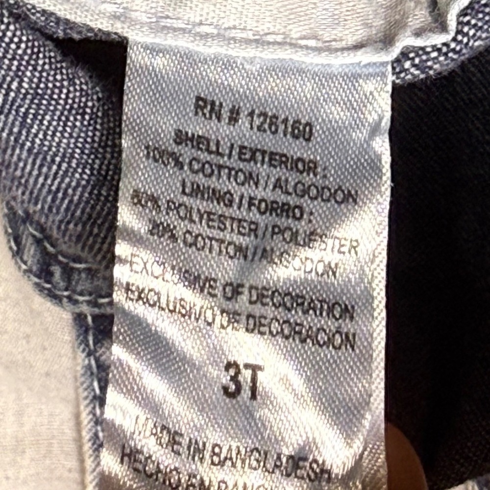 Girls 3T Denim Overall‎ Dress Bundle Kids Floral Old Navy/Little Lass Lot of 3 - Picture 11 of 16